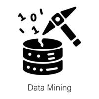 minería de datos de moda vector