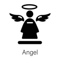 Trendy Angel Concepts vector