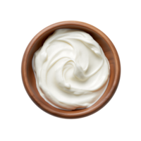 Delicate Mayonnaise Dip White Bowl Presentation png