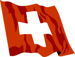 Swiss flying flag png