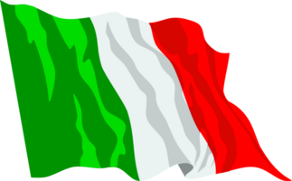 Italien flygande flagga png