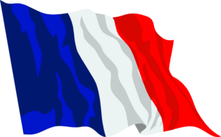 France flying flag png