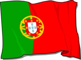 le Portugal en volant drapeau png