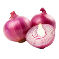 White Onion Close Up Clear Background Photo png