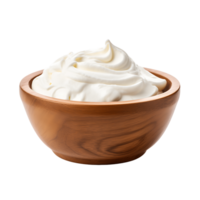 Rich White Mayonnaise Sauce in Bowl png