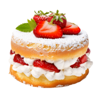 Classic Vanilla Dessert Tempting Sponge Cake Indulgence png