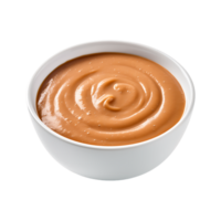 Creamy Peanut Perfection Isolated Brown Sauce on Transparent Background png