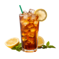 Cool Beverage Bliss Isolated Ice Tea with Transparency png