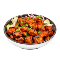 Indian Food Heaven Isolated Chicken Tikka Masala on Transparent Background png