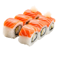 culinaire la perfection Saumon Nigiri avec non Contexte png