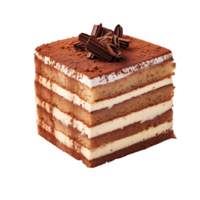 elegante Tiramisu postre capas de celestial bondad png