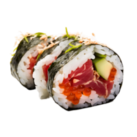 Culinary Craftsmanship Isolated Maki Sushi without Background png
