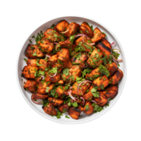 Spicy Indian Flavor Isolated Chicken Tikka Masala with Transparency png