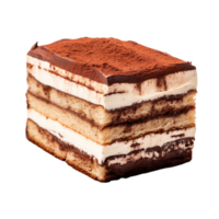 tradicional Tiramisu capas de delicado dulzura png