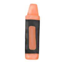 naranja lápiz de color clipart png