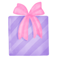 festivo regalo caja clipart para Navidad y cumpleaños png