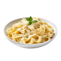 hemels fettuccine Alfredo Parmezaanse kaas bekroond romig pasta png