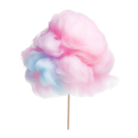 Cloudy Confections Cotton Candy on Clear Background png