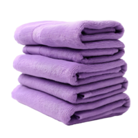 Regal Purple Pile Stack of Regal Purple Towels png