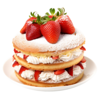 Fluffy Vanilla Delight Perfectly Baked Sponge Cake png