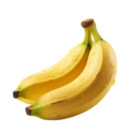 Claro Visão fruta banana fatias com não fundo png