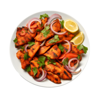 Authentic Chicken Tikka Masala Isolated on Transparent Background png