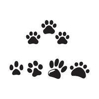 Dog Silhouette flat illustration. vector