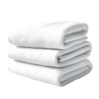 Snowy Serenity Tower of White Towels png