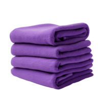 Plum Perfection Stack of Plush Purple Towels png