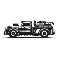 Car Silhouette flat illustration. vector