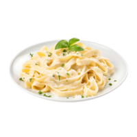 Creamy Alfredo Perfection Fettuccine Pasta with Parmesan Sprinkles png