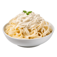 Creamy Alfredo Bliss Fettuccine Pasta and Shaved Parmesan png