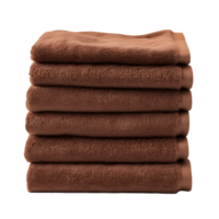 Espresso Euphoria Tower of Luxurious Brown Towels png