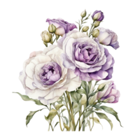 Watercolor Flower Bouquet, beautiful Flower Design png