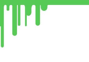 Paint dripping down on a white background. Flat style background vector