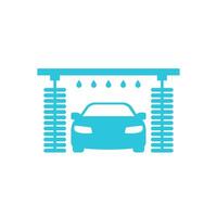 Car wash service icon. From blue icon set. vector