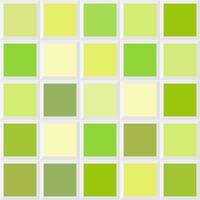 Shades of lime, color palette scheme tile, design element vector