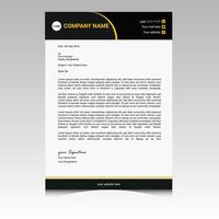 Letterhead Template Design vector