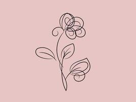 Collection wild flower vector