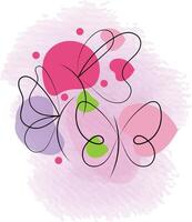 Hand drawn butterfly outline pack vector