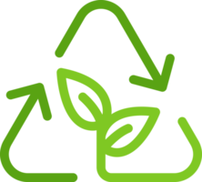 hållbar återvinning ikon png
