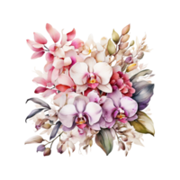 Watercolor Flower Bouquet png