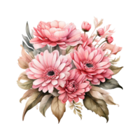 Watercolor Flower Bouquet png