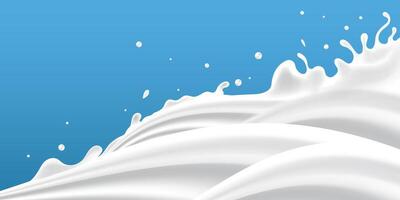 milky waves background. additional elements of milk design vector