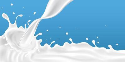 milky waves background. additional elements of milk design vector