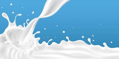 milky waves background. additional elements of milk design vector