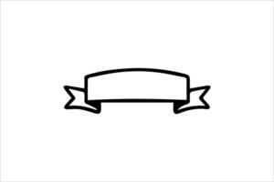 cinta logo blanco contorno vector