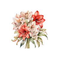 bouquet de fleurs aquarelle png