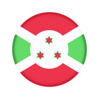 ronde vlag van Burundi png