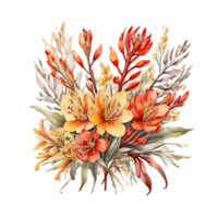 Watercolor Flower Bouquet png